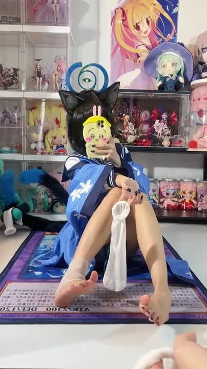 白栎Shirly cosplay album Shirly Kikyo: Catgirl Sailor Uniform Cosplay - Video 69